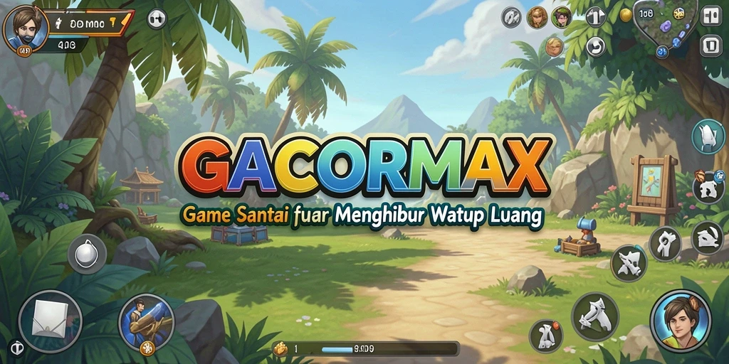 Tampilan gameplay GACORMAX yang seru dan penuh warna.