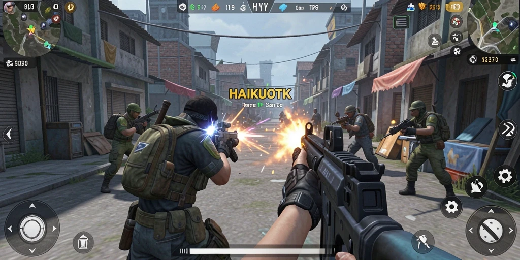 Gameplay HAIKUOTK yang penuh aksi dan strategi.