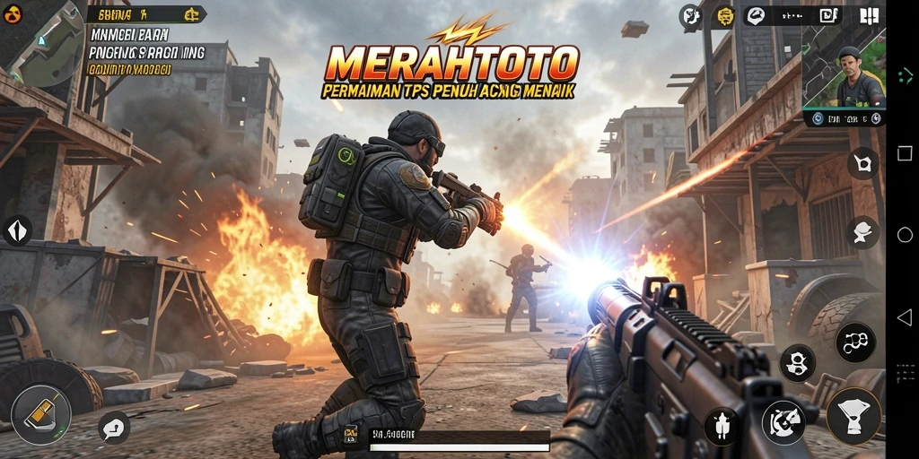 Tampilan gameplay seru dalam permainan TPS MERAHTOTO.