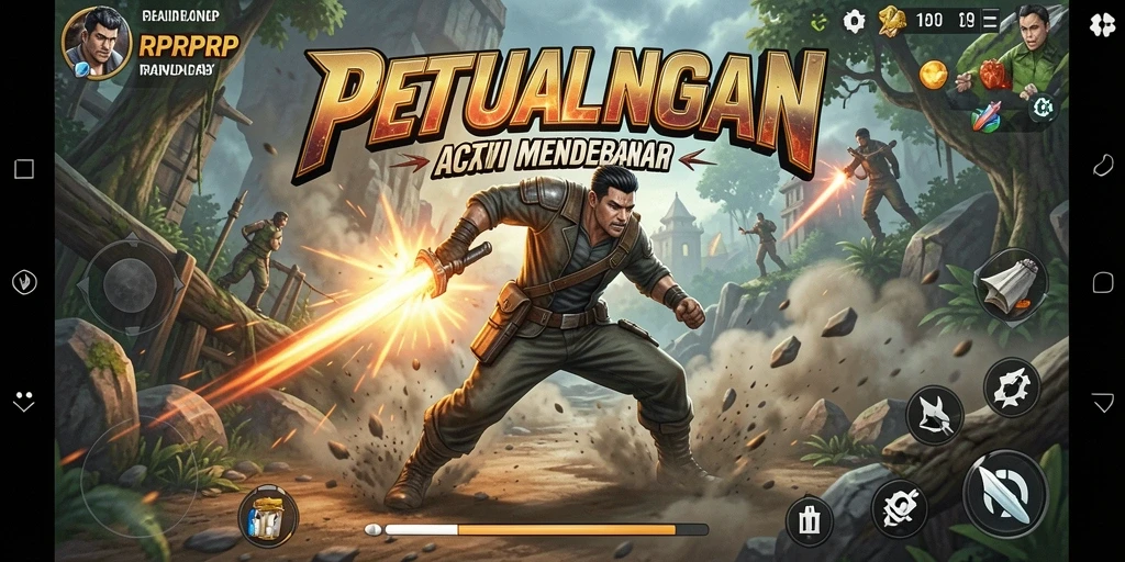Tampilan Gameplay RPRPRP yang mendebarkan dan mengesankan.