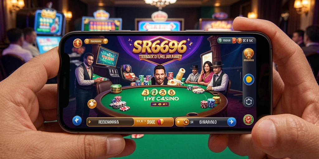 Tampilan gameplay Live Casino yang menegangkan di SR6666.