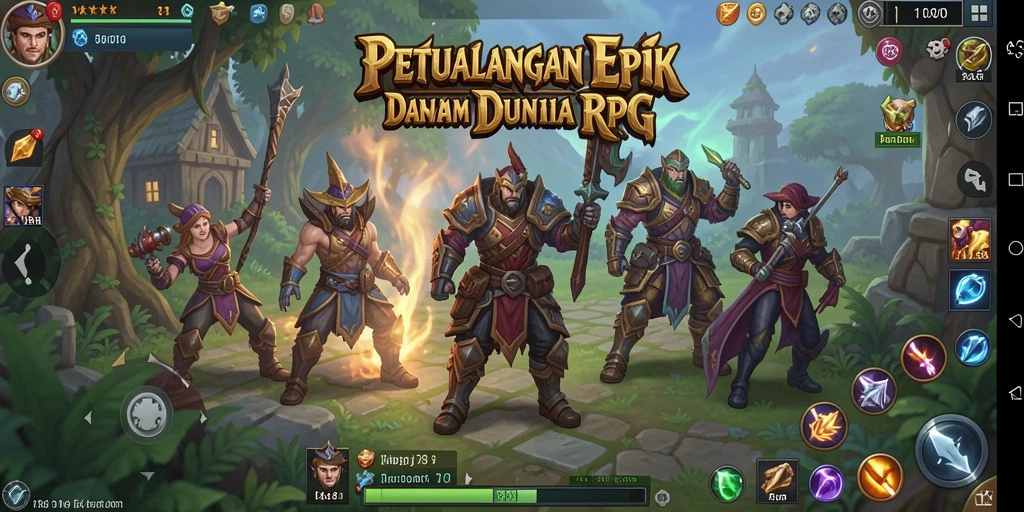 Screenshot T6 menampilkan aksi pertarungan epik dalam dunia RPG.